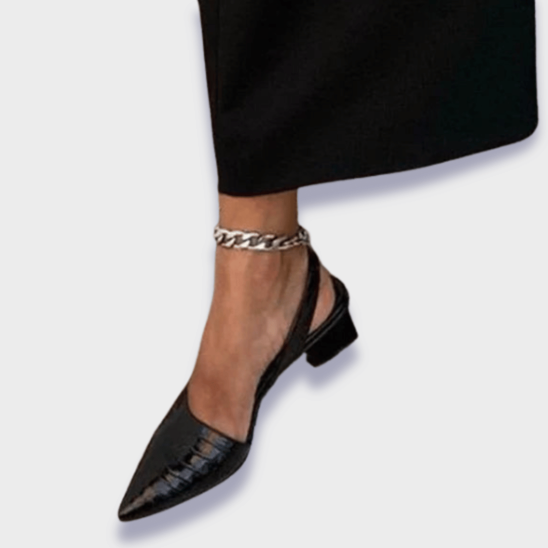 Silja™ - Ortopædiske pumps i læderimitation