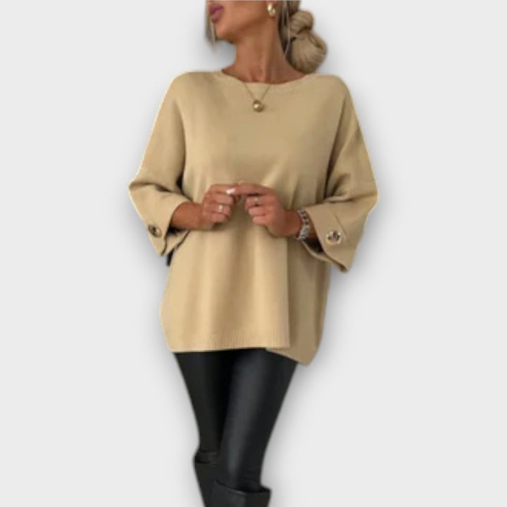Ruby™ - Elegant strikket bluse