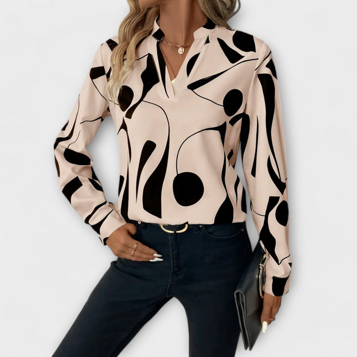 Rosela™ - Elegant langærmet bluse