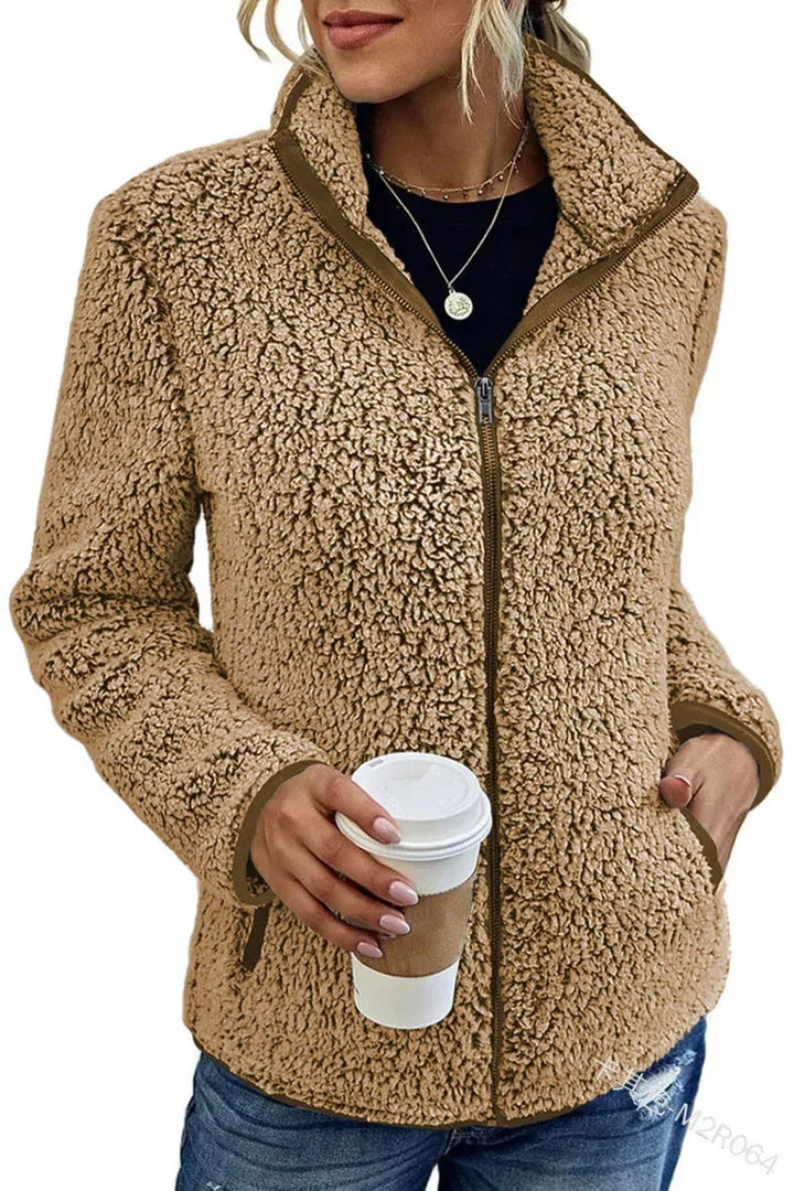 Gitte™ | Elegant Casual Fleecejakke