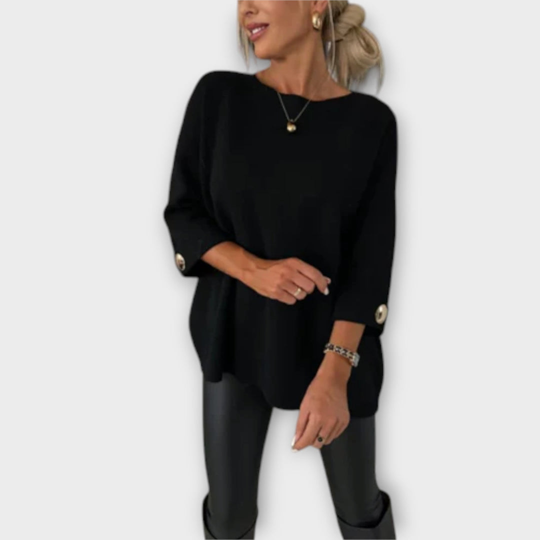 Ruby™ - Elegant strikket bluse