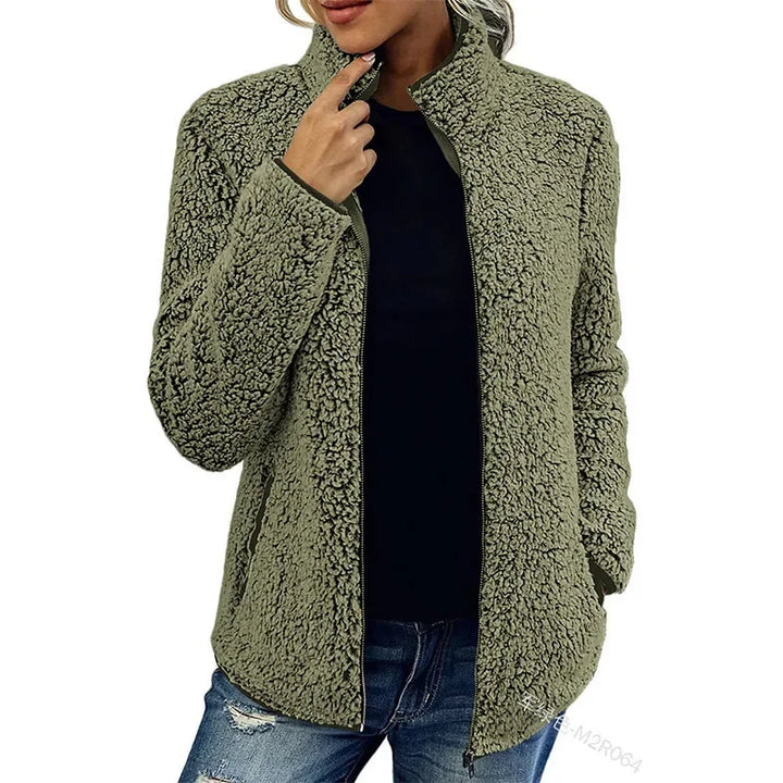 Gitte™ | Elegant Casual Fleecejakke