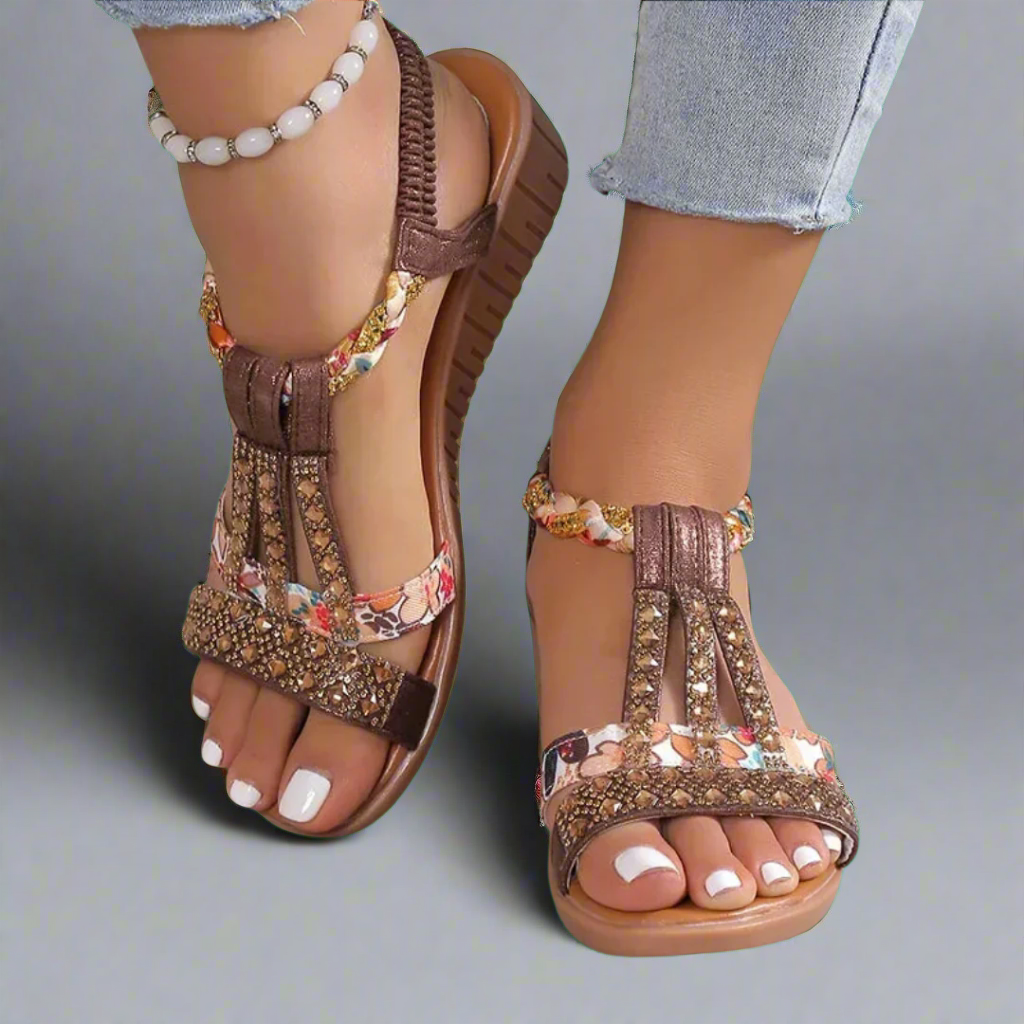 Belinda™ - Elegant boho-sandaler