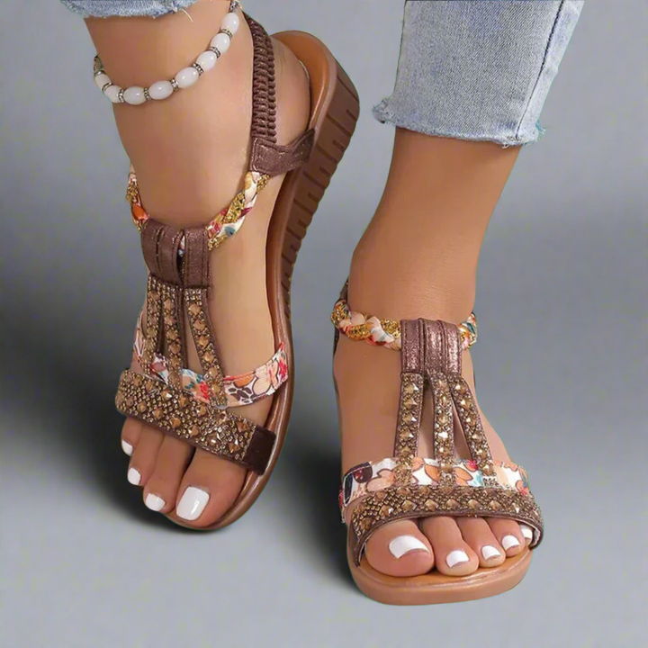 Belinda™ - Elegant boho-sandaler