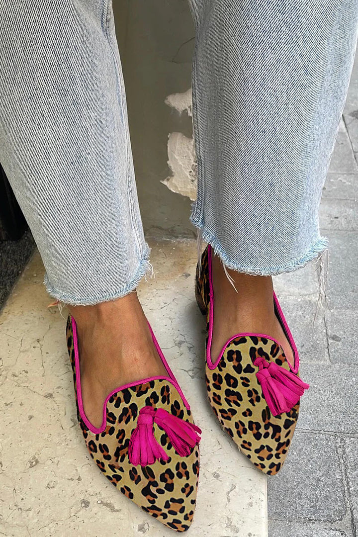 Asma™ - Leopardmønstrede flade sko