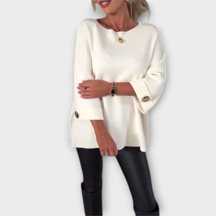 Ruby™ - Elegant strikket bluse