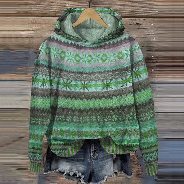 Helle™ | Tidløs Mønster Hoodie