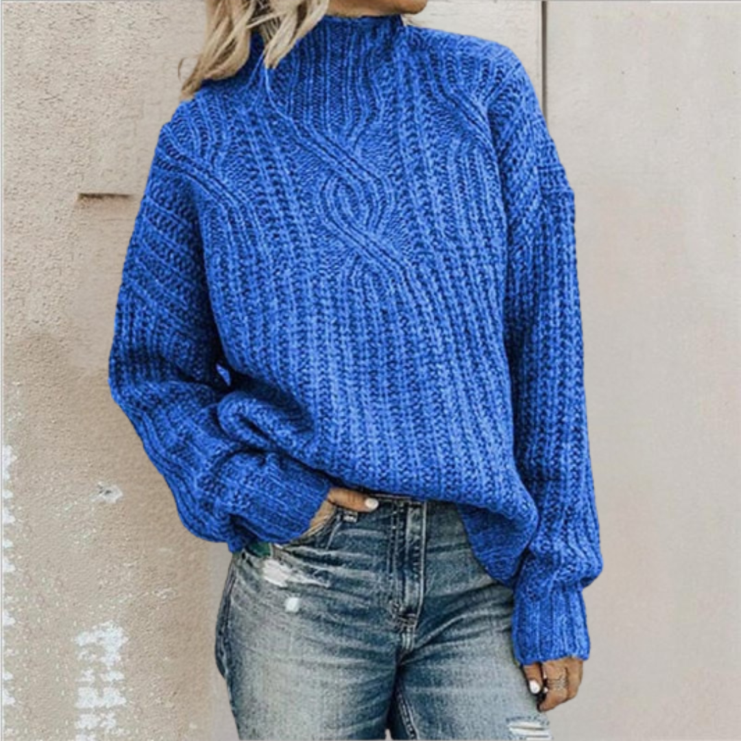 Pia™ | Stilfuld Og Behagelig Kabelstrikket Sweater