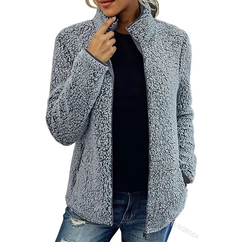Gitte™ | Elegant Casual Fleecejakke