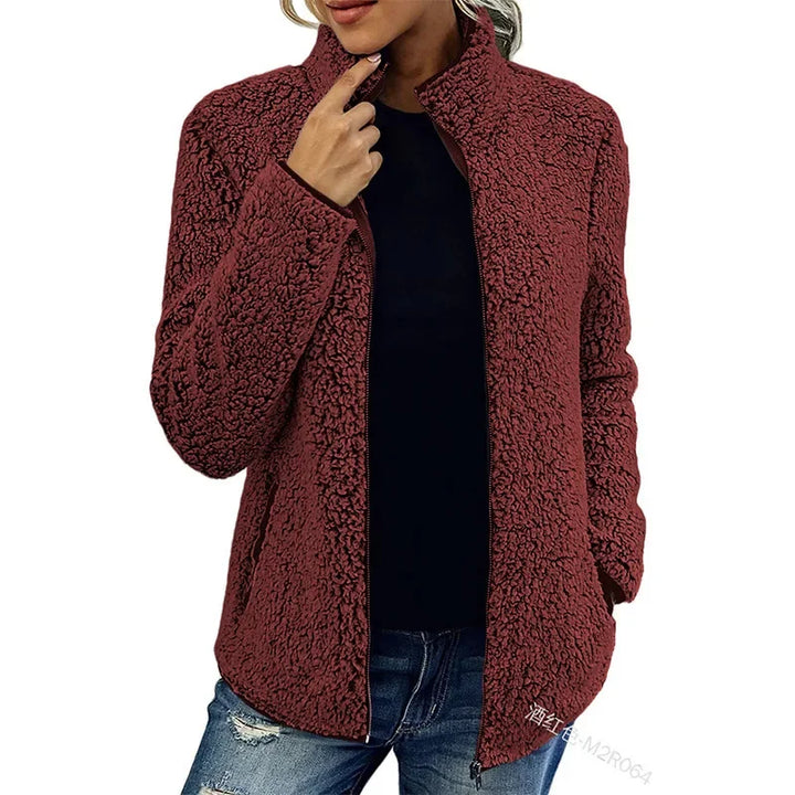 Gitte™ | Elegant Casual Fleecejakke
