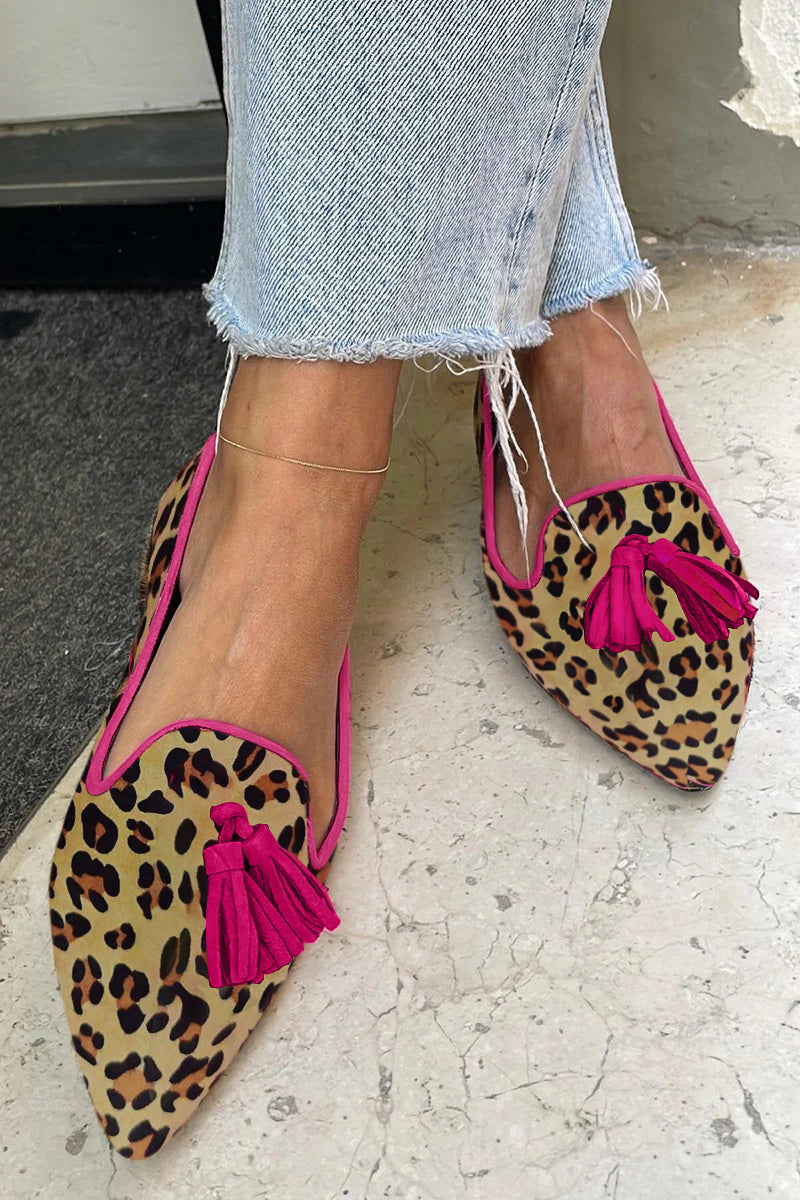 Asma™ - Leopardmønstrede flade sko