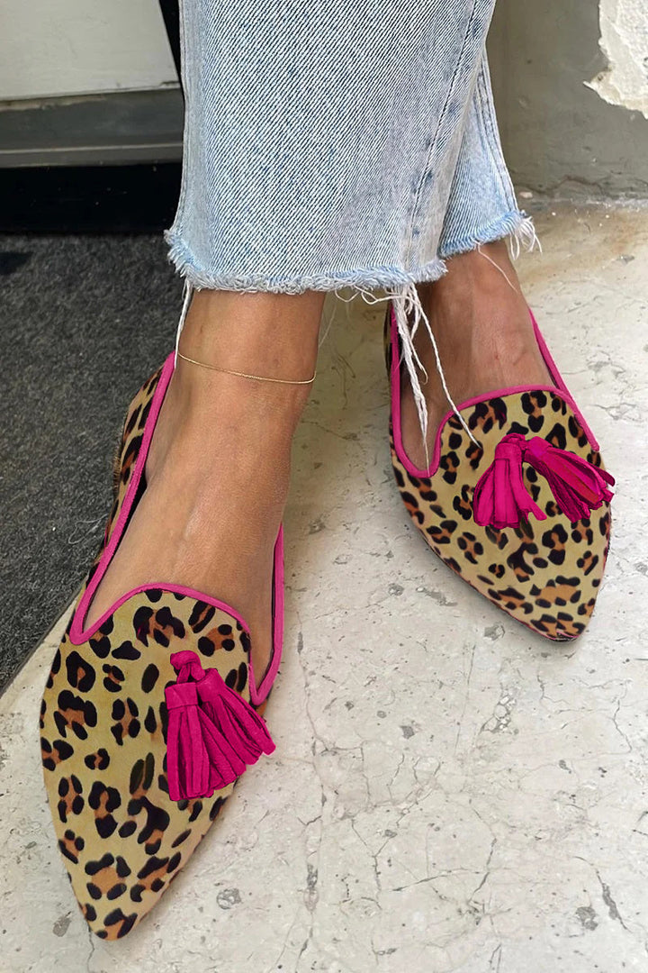 Asma™ - Leopardmønstrede flade sko