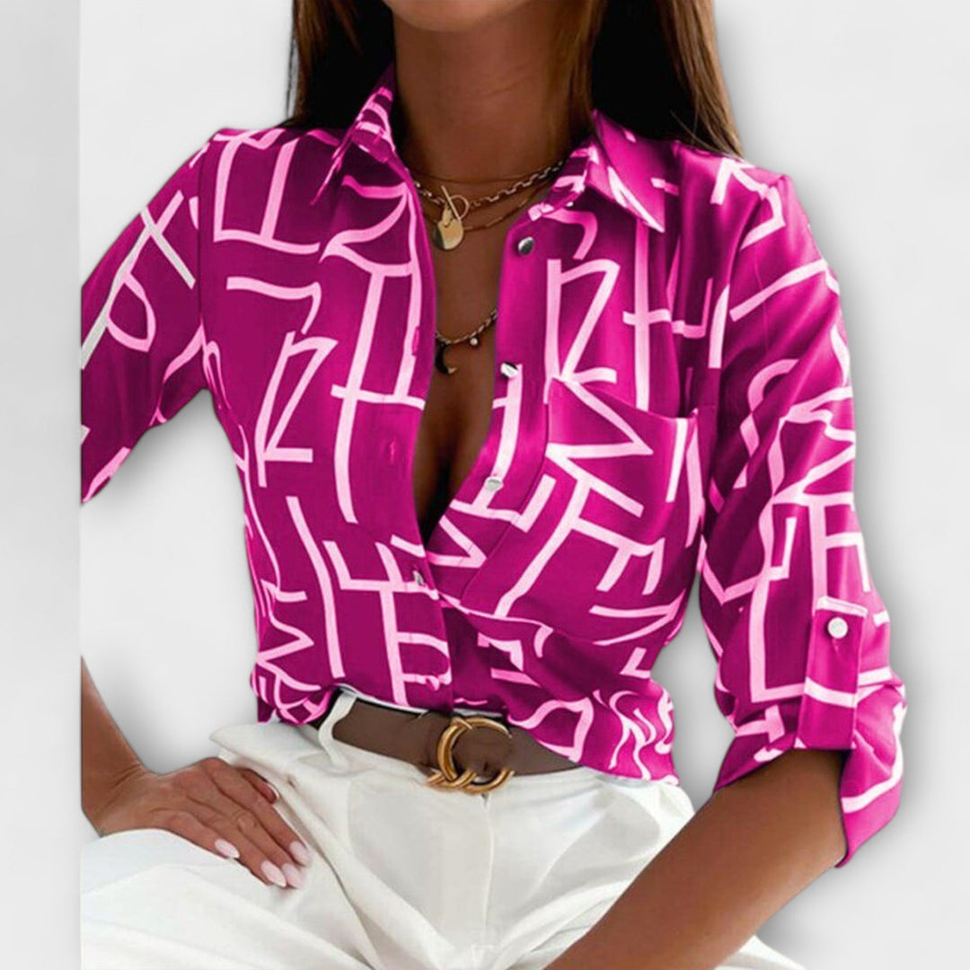 Hannea™ - Bluse med klassiske krav