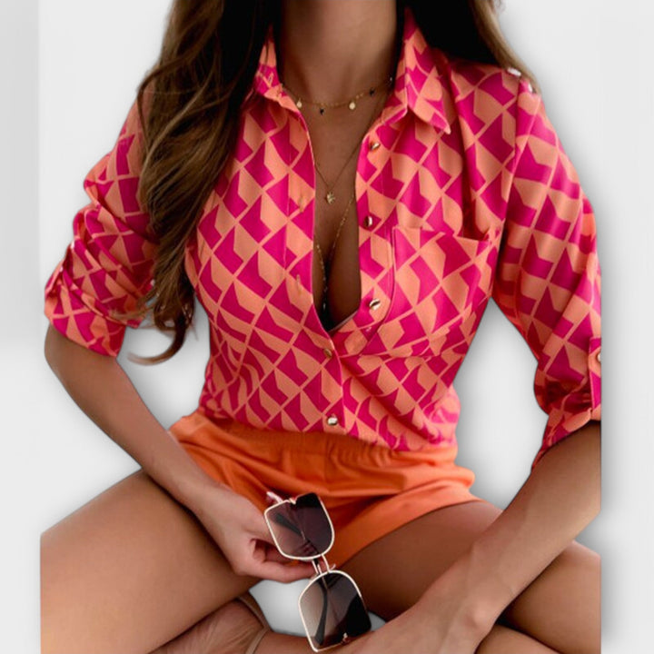 Hannea™ - Bluse med klassiske krav