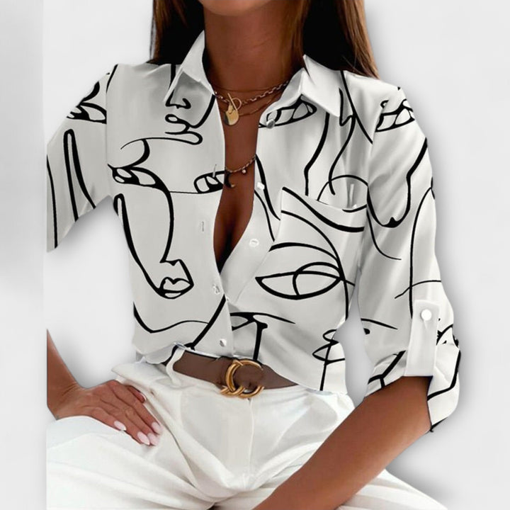 Hannea™ - Bluse med klassiske krav
